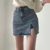 Signe Rimacy Korean High Wiast Denim Mini gonna Donne Summer Seste Sexy Stume Tight Hip Women 2023 Slimt Fit Y2K Short Swnets Femalel2429