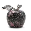 Pendentif Colliers Naturel 25mm Rhodochrosite Apple Artisanat pour la maison Salon Décoration Cadeaux Pierre précieuse Statue Figurines