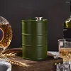 Questões de quadril Excelente aço inoxidável Flagon Anti-Rust Alody Camping Oil Barrel Wine Jug Supplies