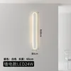 Wandleuchte Moderne LED für Treppen Badezimmerspiegel Schlafzimmer Nachttischlampen Home Innendekoration Eisen Acryl Langes Streifenlicht