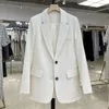 Frauen Anzüge Herbst Büro Dame Gelb Blazer Für Frauen 2023 Langarm Schlank Hohe Qualität Blazer Mujer Mäntel Jacke Winter outwear