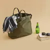 Duffel Bags Bolsa de viagem unissex à prova d'água nylon mamãe bolsa de ombro portátil grande capacidade de armazenamento esportes yoga cor sólida s