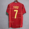 Portugals Retro Soccer Jerseys R O N A L D O 1998 1999 2010 2012 2002 2000 2004 2006 16 18 Rui Costa Figo Nani CARVALHO Football Shirts 1966 72 96 1997 vintage classic jersey