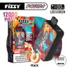 Tyskland Warehouse Fizzy Pandora 12000 Puff Bar uppladdningsbar engångsmaskspolvape POD E Cigarettsatser 12K Puffs LCD Displayenhet gratis frakt i lager