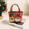 Borsa alla moda carina Babbo Natale colore coordinato borse quadrate tessute piccole borse all'ingrosso FMT-4056