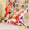 Stuffed Plush Animals Koi Toys Soft Fish Doll Pillow Goldfish Cushion Cats Q0727 Drop Delivery Gifts Ot8Ms