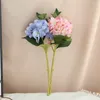 Dekoratif Çiçekler Düğün Dekoru Simülasyon Hedrojen Şubeleri İpek Yapay Yapay Yapay Hydrengea Pembe Çiçek Bahçesi Dekorasyon