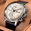 Wristwatches Luobin Automatic Mechanical Watch Men Top Dress Watches 42mm Stainless Steel Calendar Luminous Wristwatch Mens 202322M