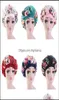 BeanieSkl Casquettes Chapeaux Chapeaux Foulards Gants Accessoires De Mode Femmes Imitation Soie Turban Élastique Musulman Chapeau Chemo Cap Floral Print5615665