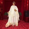 Ubranie etniczne Skromny muzułmański rękaw Batwing Tassel Kaftan Corban Eid Ramadan Al Adha Party Evening Dress Marokan Turkey Dubai Abaya szat