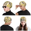 Berets Flor Padrão Skullies Beanies Caps Hip Hop Inverno Quente Homens Mulheres Tricô Chapéus Adulto Unisex Orla Kiely Bonnet