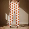 Herrenhose Herren Frühling Sommer Unabhängigkeitstag Print Pyjama lang lässig Oversize Joggen