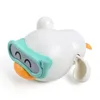 Jouets de bain Mignon bébé horloge jouet petit canard jaune enfants garçons filles jouant dans l'eau salle de bain ensemble combinaison 1107 Drop Deliv Dhhye