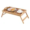 Justerbar datorstativ bärbar dator skrivbord 50x30x4cm anteckningsbok skrivbord frukost bärbar skrivbord te mat bäddsoffa picknick som studerar tabell 22034