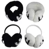 Ear muffs clássico inverno earmuffs feminino coelho lã marca designer de moda quente plush255a