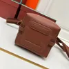 Kvinnors axelväskor loro mode balar extra ficka l19 äkta läder designer toppkvalitet handväskor hink väska crossbody plånbok handväska