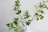 Dekorativa blommor 39.5 "Faux Real Touch Siberian Elm Leaf Branch Artificial Plant Greenery Diy Wedding/Home/Kitchen Decorations Florals