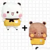 Pluszowe lalki Kawaii Bubu i Dudu Panda Cute Plushie Doll Cartoon Bear Fophed Soft Pillow Toy For Kid