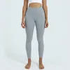 Lulu Designer Womens Align Leggings Top Lu Yoga膝の長さ女性ジムレギングハイウエストパンツエラスティックFIレディアウトドアスポーツLululemens Lemens 932