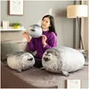 Fyllda plyschdjur 3D Tryckt SEAL Toy Soft Sea Animal Doll Toys For Birthday Present Livselike Hug Pillow Home Decor Q0727 Drop de Otezm
