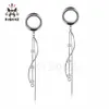 Altri accessori moda Tunnel per le orecchie all'ingrosso Spine Espansori in acciaio inossidabile Orecchini pendenti Piercing Strechers Gioielli per il corpo 40 PZ 231208