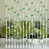 Curtain Shower 40 Inches Wide Crystal Glass Bead Luxury Living Room Bedroom Curtains 84 Inch Length 2 Panels Set