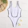 Bikini con cuello redondo y cuello Halter para mujer, traje de baño Sexy con espalda descubierta para playa, Bikini Push Up, traje de baño para surfear en la playa de verano