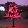 1 5M 1 8m 2m Glanzende LED Kersenbloesem Kerstboom Verlichting Waterdichte Tuin Landschap Decoratie Lamp voor Bruiloft Christ277C