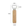 Bottle Opener Wood stainless steel beer Family reunion Christmas Party Soda bottles openers Household articles FMT2085
