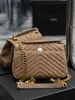 Women's handbags, high quality original box, shoulder wallet chain brown