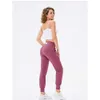 Frauen Frauen Yoga Neunte laufende Fiess Jogger weiche hohe Taille Elastizität Casual Jogging Hosen 5 Farben Esshoodie Jackestop