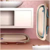 Bathing Tubs Seats Portable Baby Folding Tub Newborn Bathtub Sit Lie Down Bath Bucket Years Old Children Foldable R230818 Drop Deliver Dh9Jn