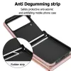 Crossbody Ring Holder Wallet Phone Case for Samsung Galaxy Z Flip 5 4 Flip4 5G Flip3 Folding Leather Lanyard Bag Cards Slot Pocket Shockproof Cover