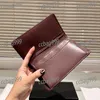 Klassisk Flap Women Designer Wallet Leather Caviar Quilted Gold Hardware Coin Purse Vintage Mini Evening Clutch Trend Luxury Handbag Sacoche Birkin Pochette 16 19cm