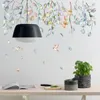 Stickers muraux Vigne Feuille Fleur Oiseaux Maison Chambre Décoration Affiche Chambre Adhésif Papier Peint Meubles Maison Décor Intérieur 231211