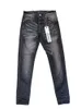 2024 Purple Brand Jeans Designer Hole Purple Jeans Jeans pour hommes Slim Fit Skinny Moto Tendance Solide Blanc Denim Pantalon Streetwear Pantalon Mode Ksubi Jeans 7930