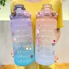 2000ml Sports Bottly Bottle Travel Portable Drinkware Drintware Blastic Bottles BPA Fitness Gym Protein Shaker Garrafa240H