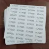 2000pcs 25x9mm papel quebradiço Q.C. Garantia PASSADA Etiqueta de Etiqueta Vazia Reparação Válida Tamper Evidente Remoção Selo de Segurança