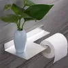 Toilet Paper Roll Paper Holder Stainless Steel Wall-mounted Bathroom Toilet Paper Holder Aluminum Accessories Hanging Type275g