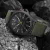 Men High Quality Watches Of Outdoor Sports Style Date Mens Olive Analog Quartz Steel Wrist Watch For Man Gift Reloj Hombre H10123219