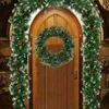 Big deal Christmas Garland Decoration for Stairs Fireplace Fir Pine Indoor&Outdoor Xmas Tree with LED Light1 8M H0924292h