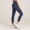 LU Align Yoga Leggings Nu Sentiment Taille Haute Pantalon De Sport Femmes Respirant Entraînement Sans Couture Scrunch Gym Legging Différentes couleurs