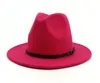 Cappelli Fedora da donna Cappellini da esterno a tesa larga Retro Western Vaquero Cappello da cowboy in pelle scamosciata sintetica Cowgirl4439223