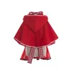 Girl's Dresses Little Red Riding Hood Cosplay Costume For Kids Dress Halloween Carnival Fantasia Party Girls Fancy Children G1026 DR OTL0W