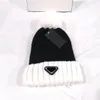 2024 Luxury Knitted Hat Brand Designer Beanie Cap Unisex Fitted Hat Unisex 99% Cashmere Letter Casual Skull Hat Outdoor Fashion High Quality Triangular Signature Hat