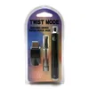 Modalità Twist Preriscaldamento Batteria Fondo Vape 650mAh Batterie regolabili in tensione con cartuccia da 0,5 ml 1,0 ml Kit blister caricatore USB per penna a 510 fili