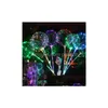 Partydekoration Leuchtender LED-Ballon Transparente farbige blinkende Beleuchtungsballons mit 70 cm Stange Hochzeitsdekorationen Feiertags-Supp Dhwng