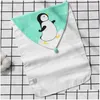 Handelsrockar Baby Sweat Wipes 4 Layer Cartoon Pad Back For Kids Layers of Gace Sweat-Proof Handduk Animal Picture Cotton Summer Absorb DHB6I