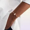 Chaine dancre Contour-Armreif für Damen, Designer-Armband mit eingelegtem Kristall, Gegenqualität, Sterlingsilber, vergoldetes Material offi5064559