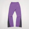 Falection 23FW GD Boyalı Parlama Sweetpant Yeniden Yapılandırılmış Paneller El Boyalı Baskı Pantolon